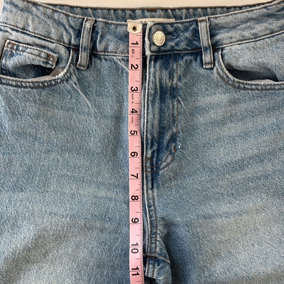 PACSUN Mom Jeans. High Waist Tapered Med Light Wash Relaxed Fit Size 25 - Picture 11 of 12